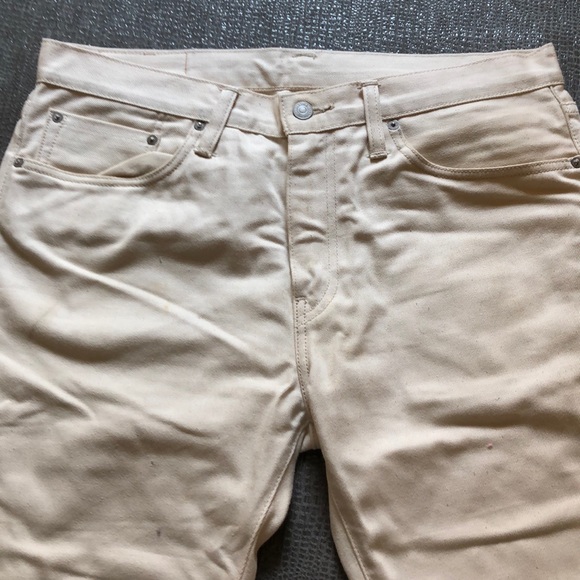 Levi’s 508 (discontinued) Ecru selvedge denim - regular tapered fit - Picture 1 of 9